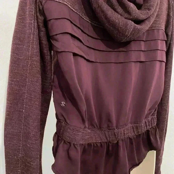 Lululemon Sattva Y2K Cropped Wool Jacket Full Zip Athletic Retro - Picture 10 of 17